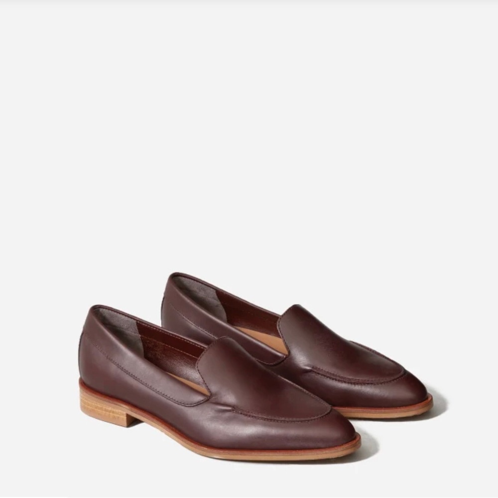 Everlane - The Modern Loafer in Burgundy - Size 8